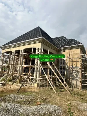 Installation of Woodwork Trusses and Euro Tiles Roofing