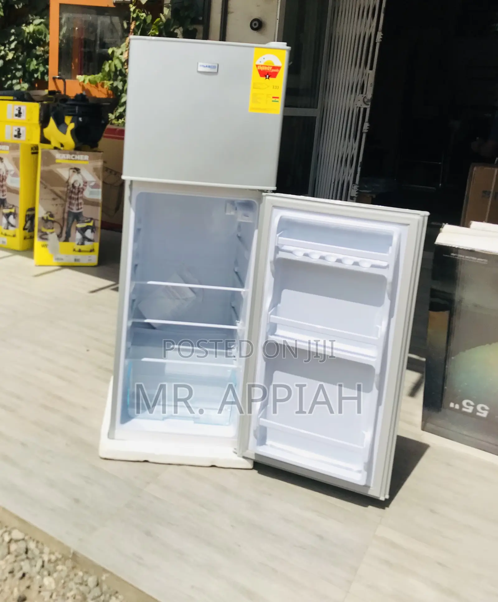 Shop Nasco Nasf2-18fl Top Freezer Electric Fridge(Silver).