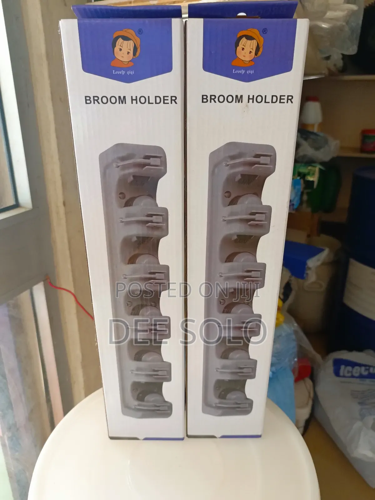 Wall Bracket Brush and Mop Holder