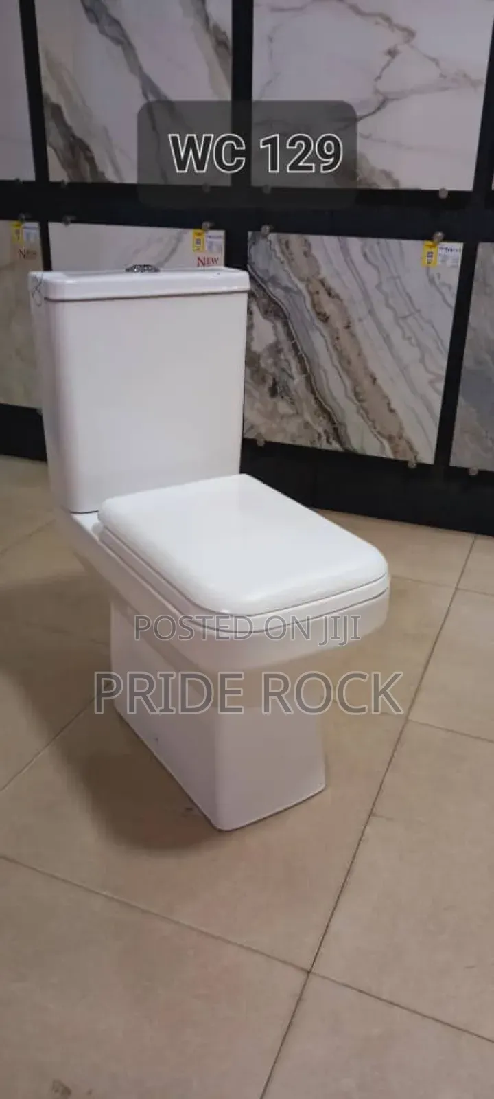 Small Tank, Square Shape, Press Top Wc