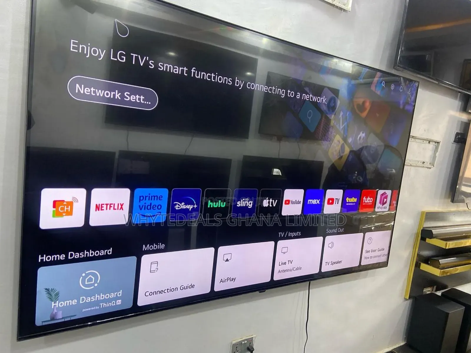 Large Screen| LG 86" Smart Ai Voice-Control Bluetooth LED TV