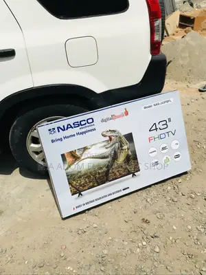 Affordable High Quality Nasco 43 Inch Black LED HDMI Slim Tv