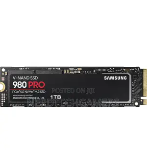 SAMSUNG 980 PRO SSD 1TB Pcie 4.0 Nvme Gen 4 Gaming M.2