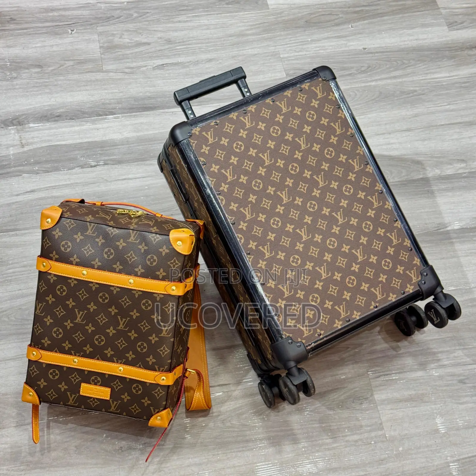 Designer Suitcase + Backpack Set