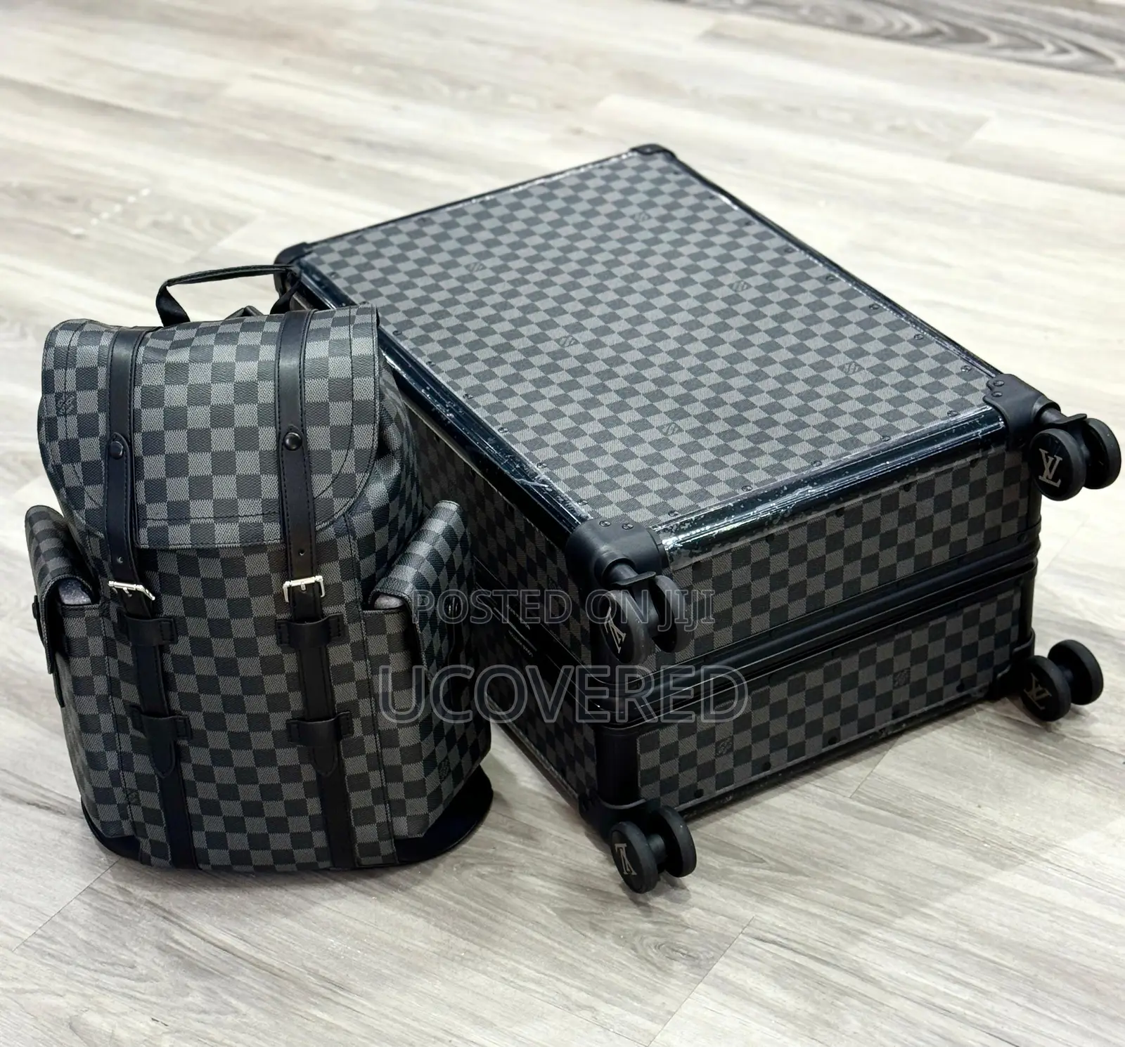 Designer Suitcase + Backpack Set