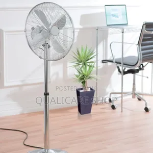 Status 16inch Chrome Pedestal Fan