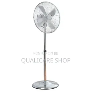 Status 16inch Chrome Pedestal Fan