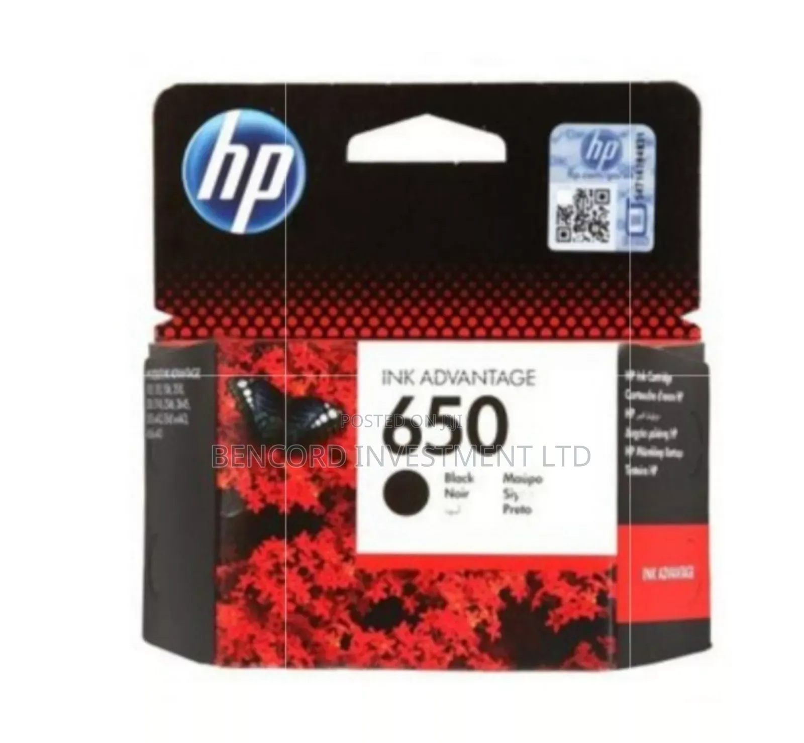 HP 650 Original Ink Catrirdge