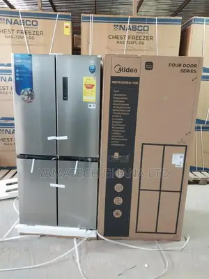 Midea Fridge French Door (4 Doors) 470 Litre Silver