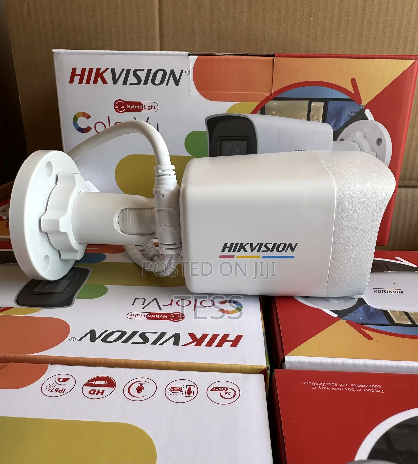Hikvision Ip Camera 6mp 4mm Full Color Camera Color Vu Audio