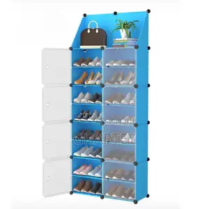 Foldable Cube Shoe Rack