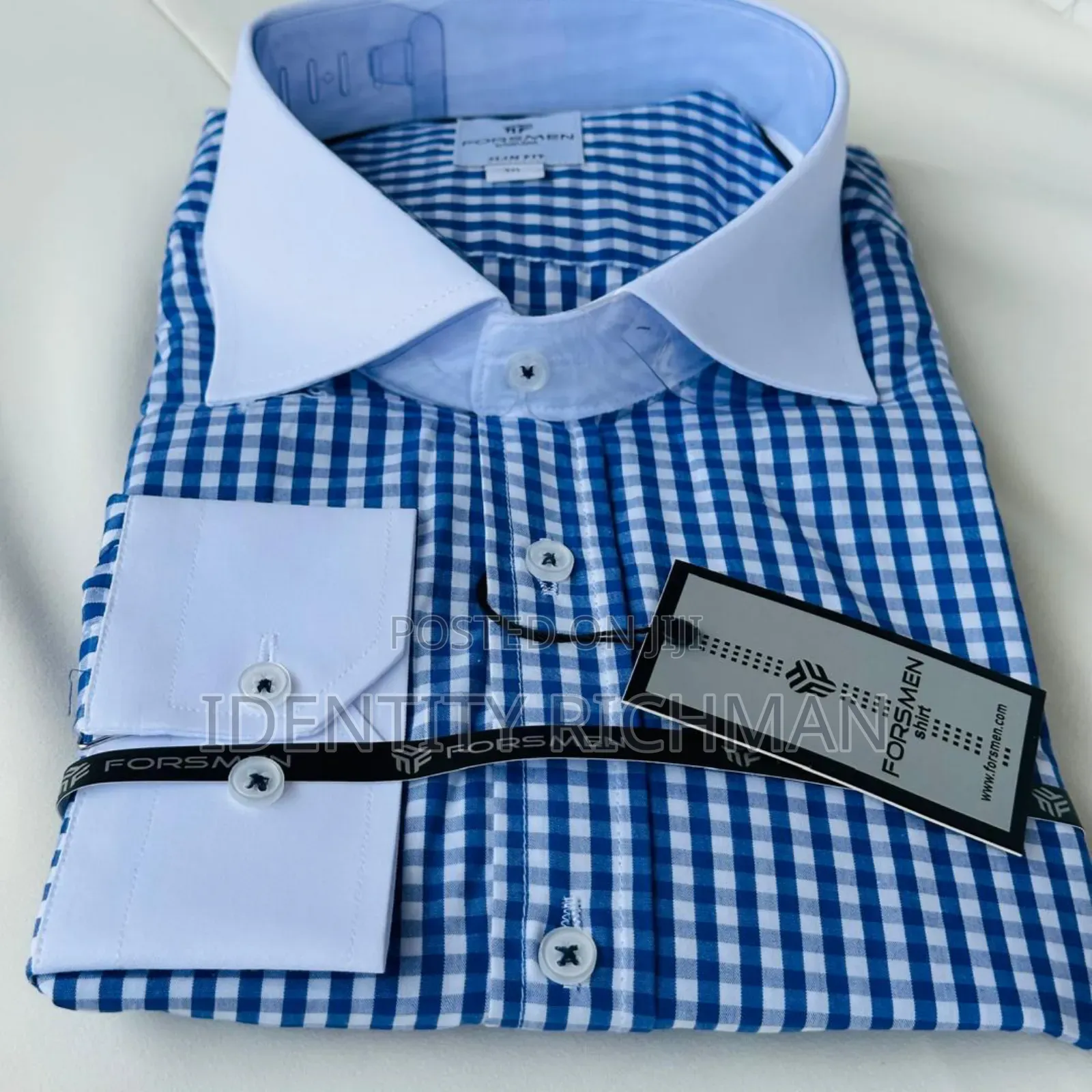 Men Long Sleeves Checked Shirt