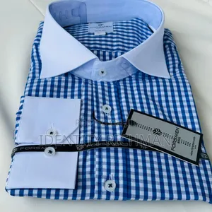 Men Long Sleeves Checked Shirt