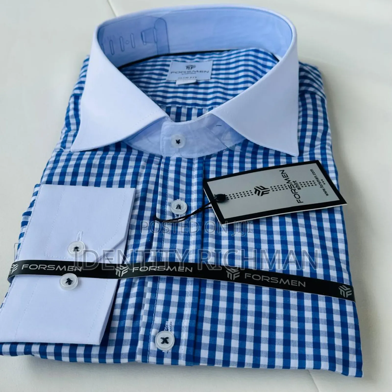 Men Long Sleeves Checked Shirt