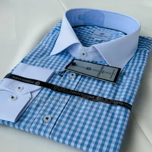Men Long Sleeves Checked Shirt