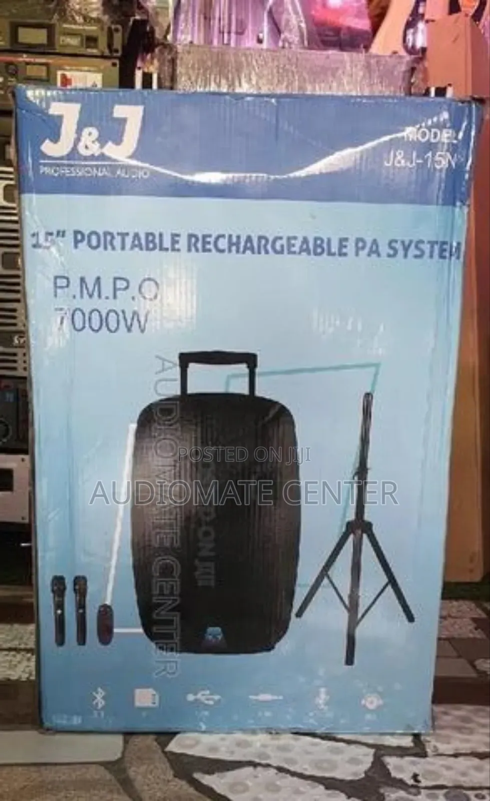 J J 15 Rechargeable Speaker