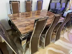 Marble Dining Table Set 8 Seater