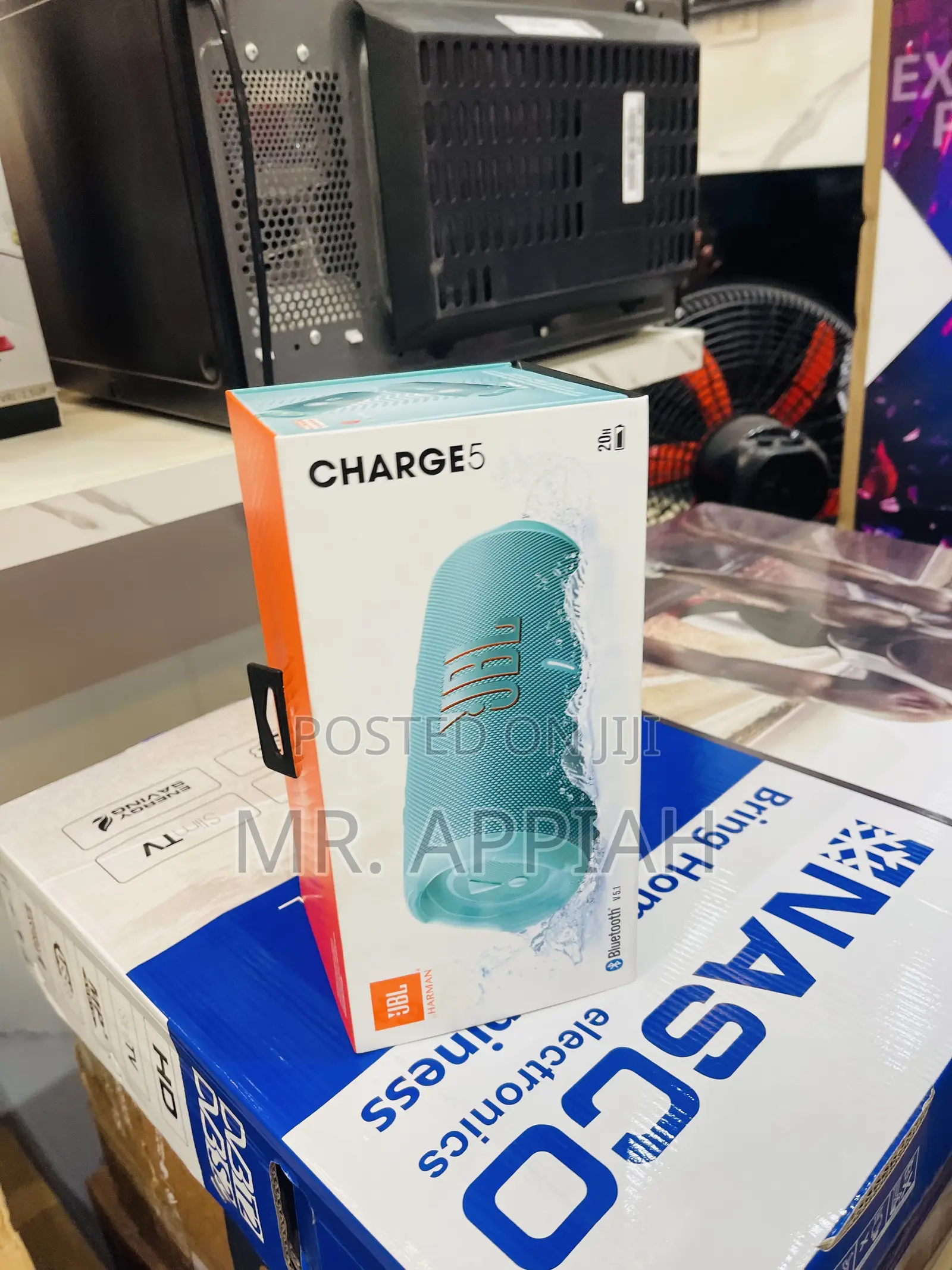 Order Affordable JBL Charge 5 Portable Bluetooth Speaker.