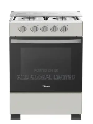 Spice Up Your With MIDEA-4-BURNER-GAS-COOKER-SILVER-MIRROR