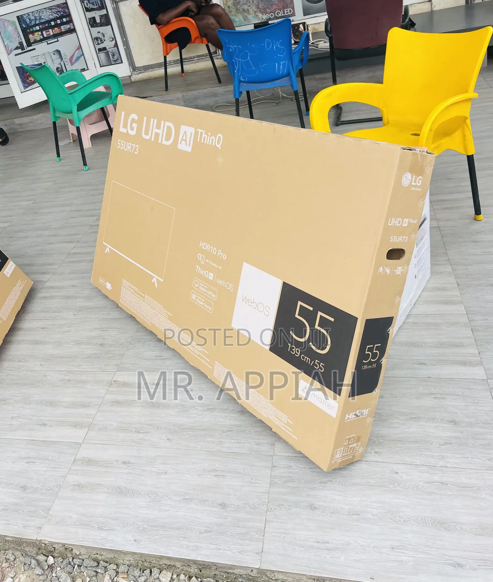 Original Lg55ur73 55” Uhd Smart Electric Television.