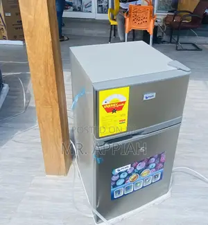 Shop Authentic Pearl 2 Door Electric Table Top Fridge,Gray