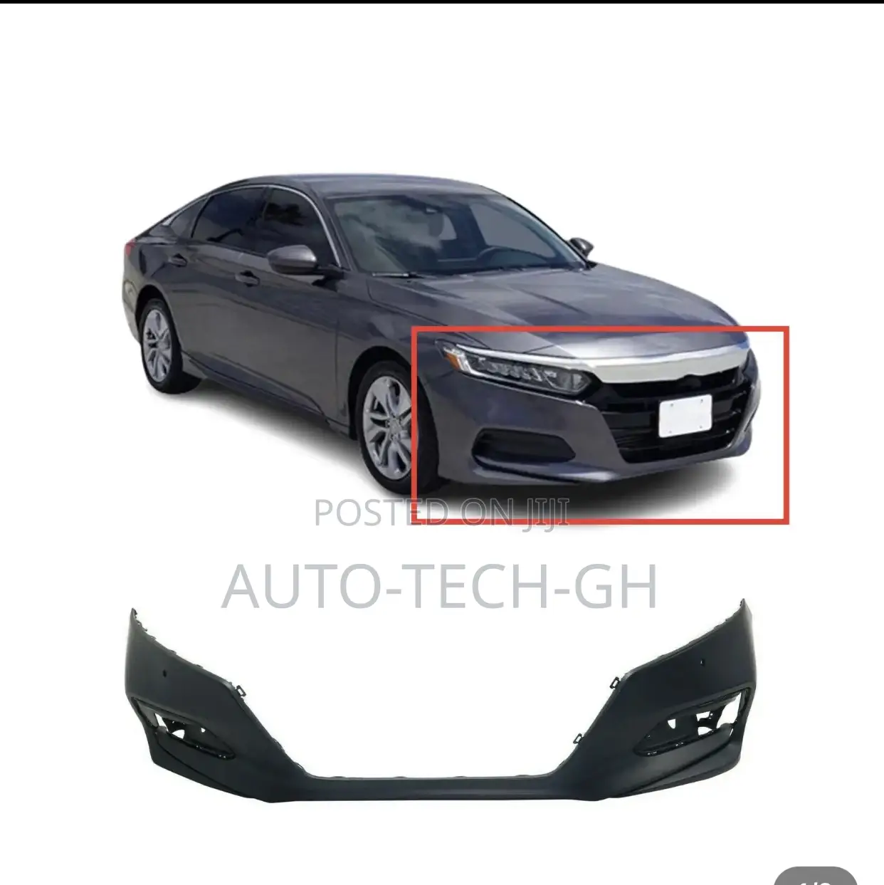 Honda Accord 2018- 2020 Front Bumper