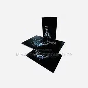 Glass Double DVD Glass Shelf Black Very Affordable and Quali