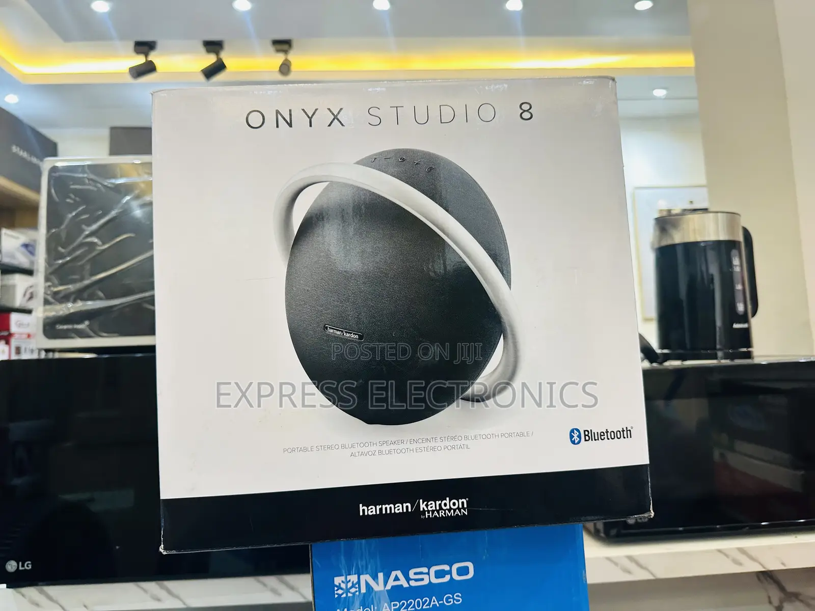 Sonic Speed Sound Bluetooth Speaker Onyx 8 Harman Kardon