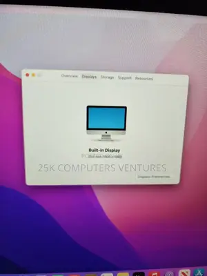 Desktop Computer Apple iMac 8GB Intel Core i5 SSHD (Hybrid) 1T
