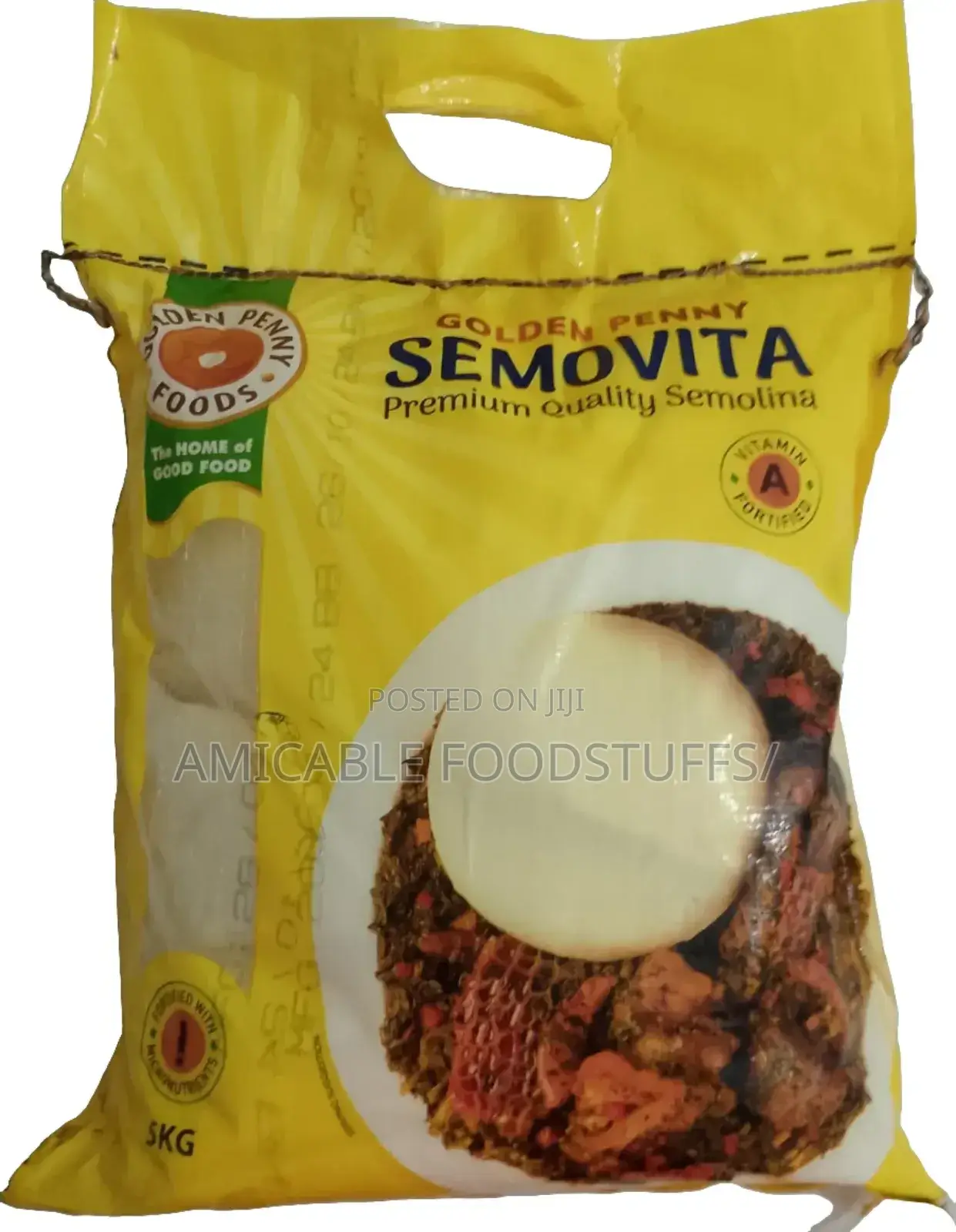 Golden Penny Semovita and Honeywell Semolina 5kg