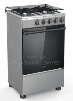 Classy Kitchen With MIDEA-4-BURNER-GAS-COOKER-SP5055T082-BG