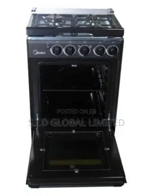 Indulge Midea-4 Burner-Gas-Cooker-M-Sniper60-Black