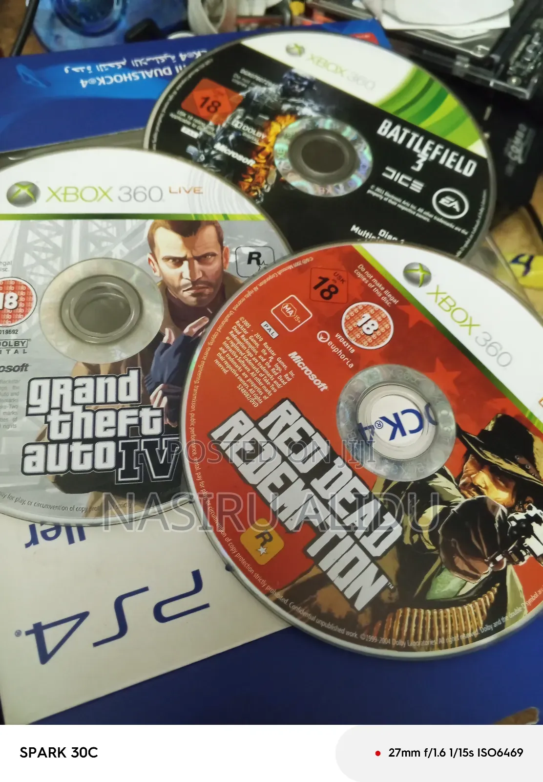 Xbox 360 Slim With 20 Games Disc,Hdd 250gb,From Home