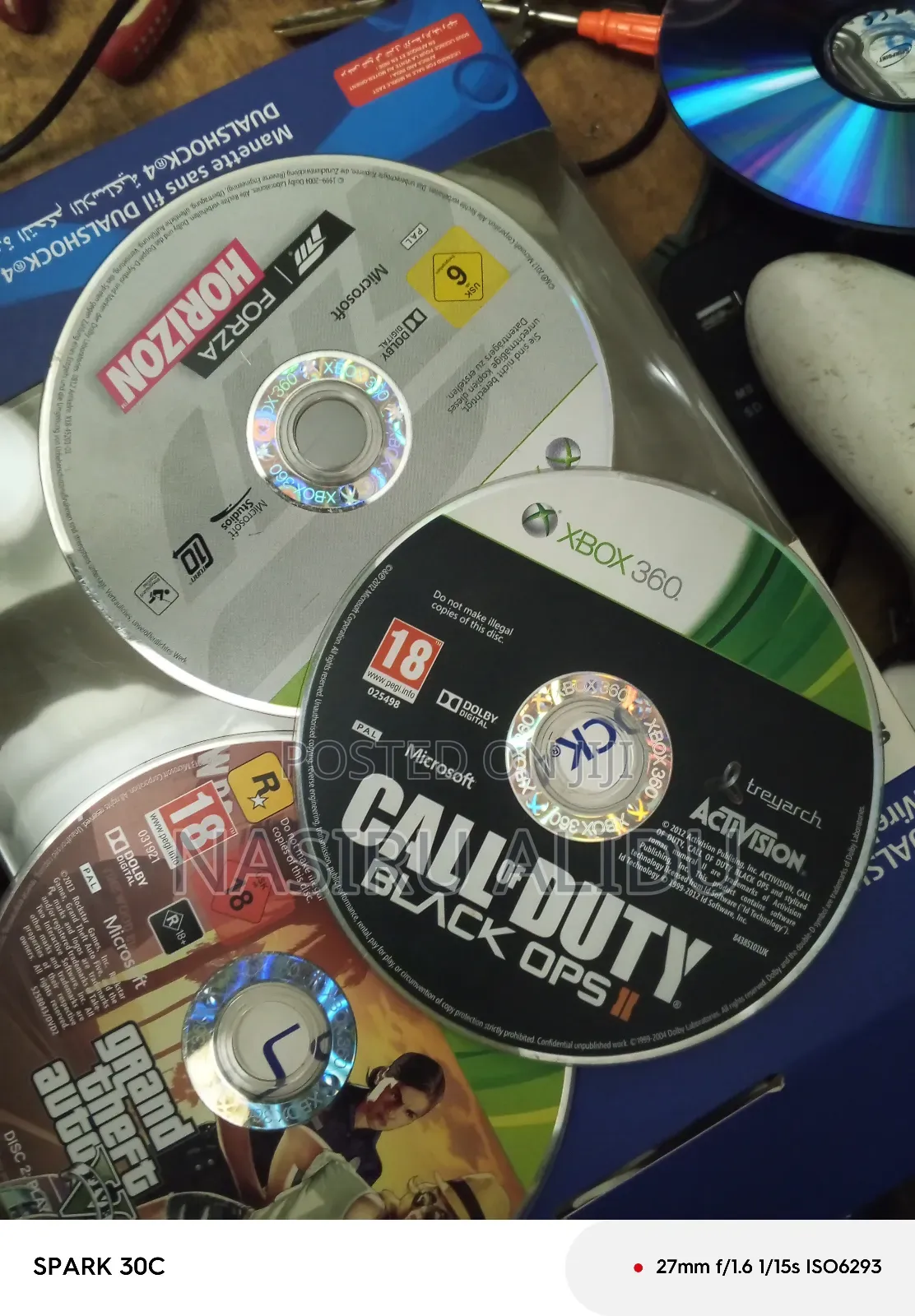 Xbox 360 Slim With 20 Games Disc,Hdd 250gb,From Home