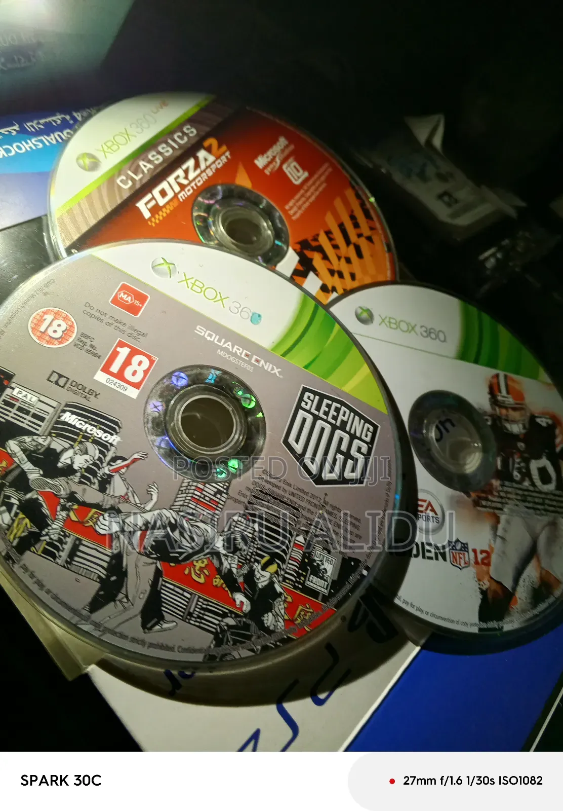 Xbox 360 Slim With 20 Games Disc,Hdd 250gb,From Home