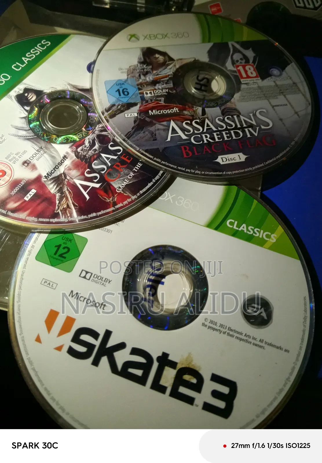 Xbox 360 Slim With 20 Games Disc,Hdd 250gb,From Home