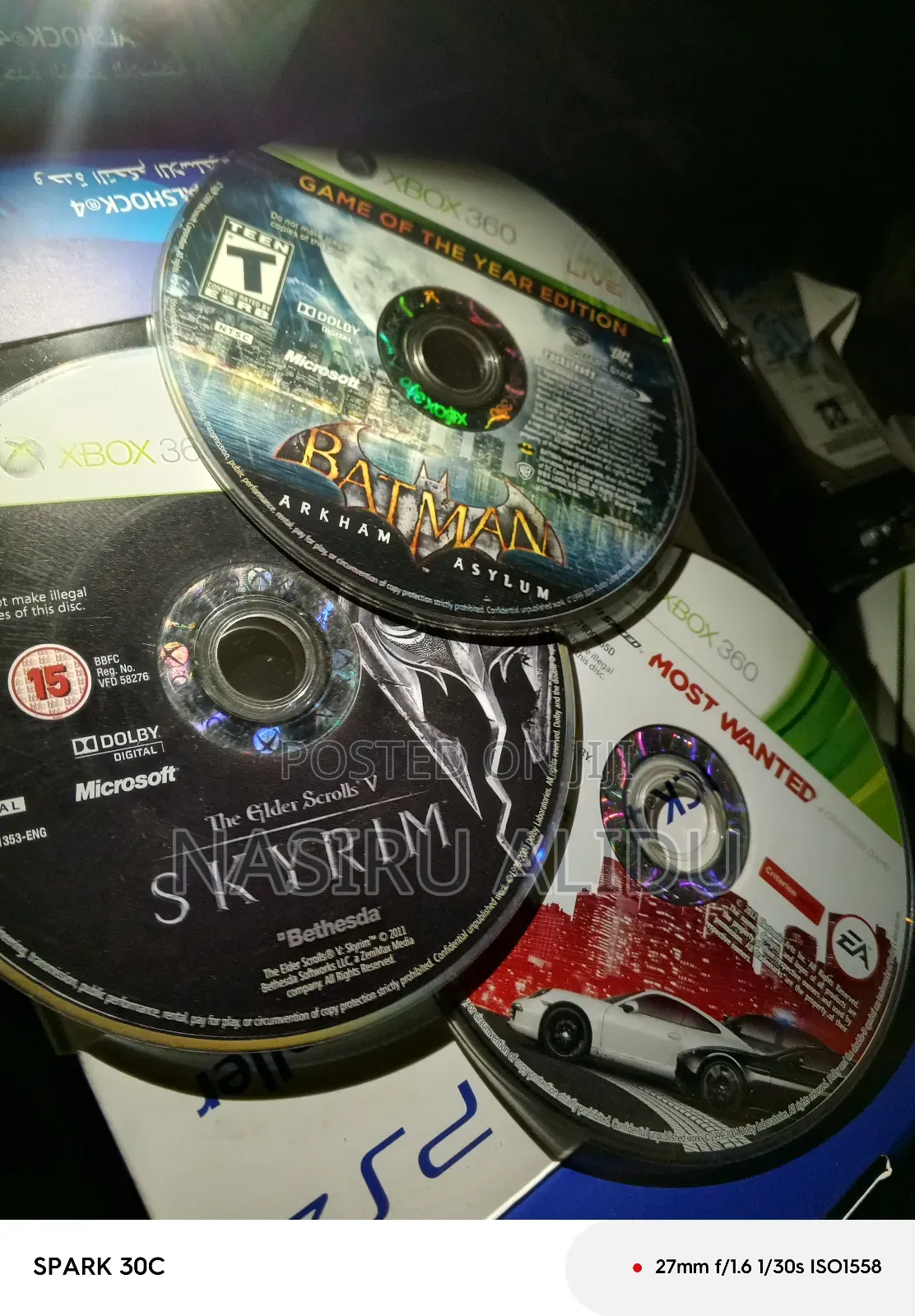 Xbox 360 Slim With 20 Games Disc,Hdd 250gb,From Home
