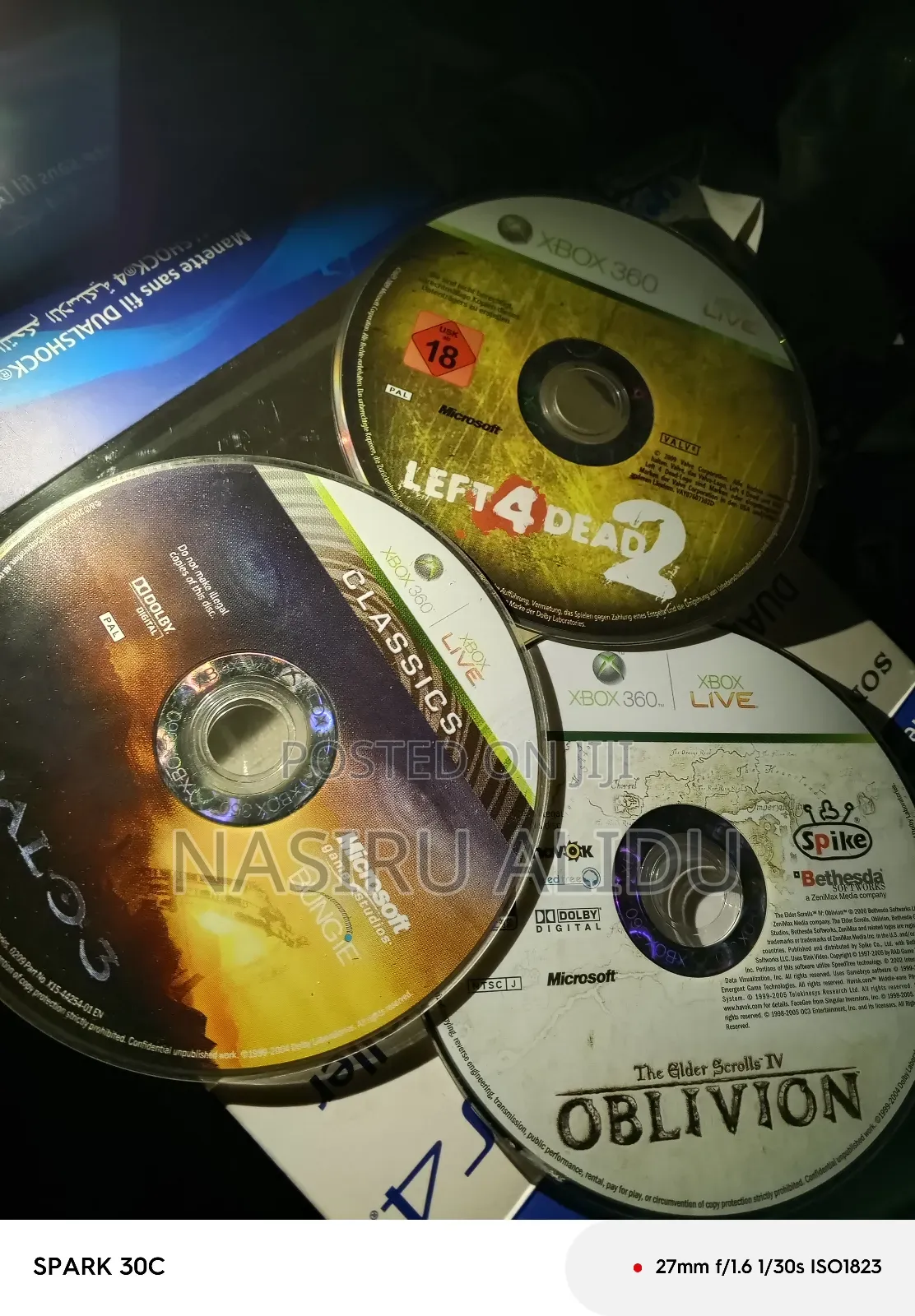 Xbox 360 Slim With 20 Games Disc,Hdd 250gb,From Home