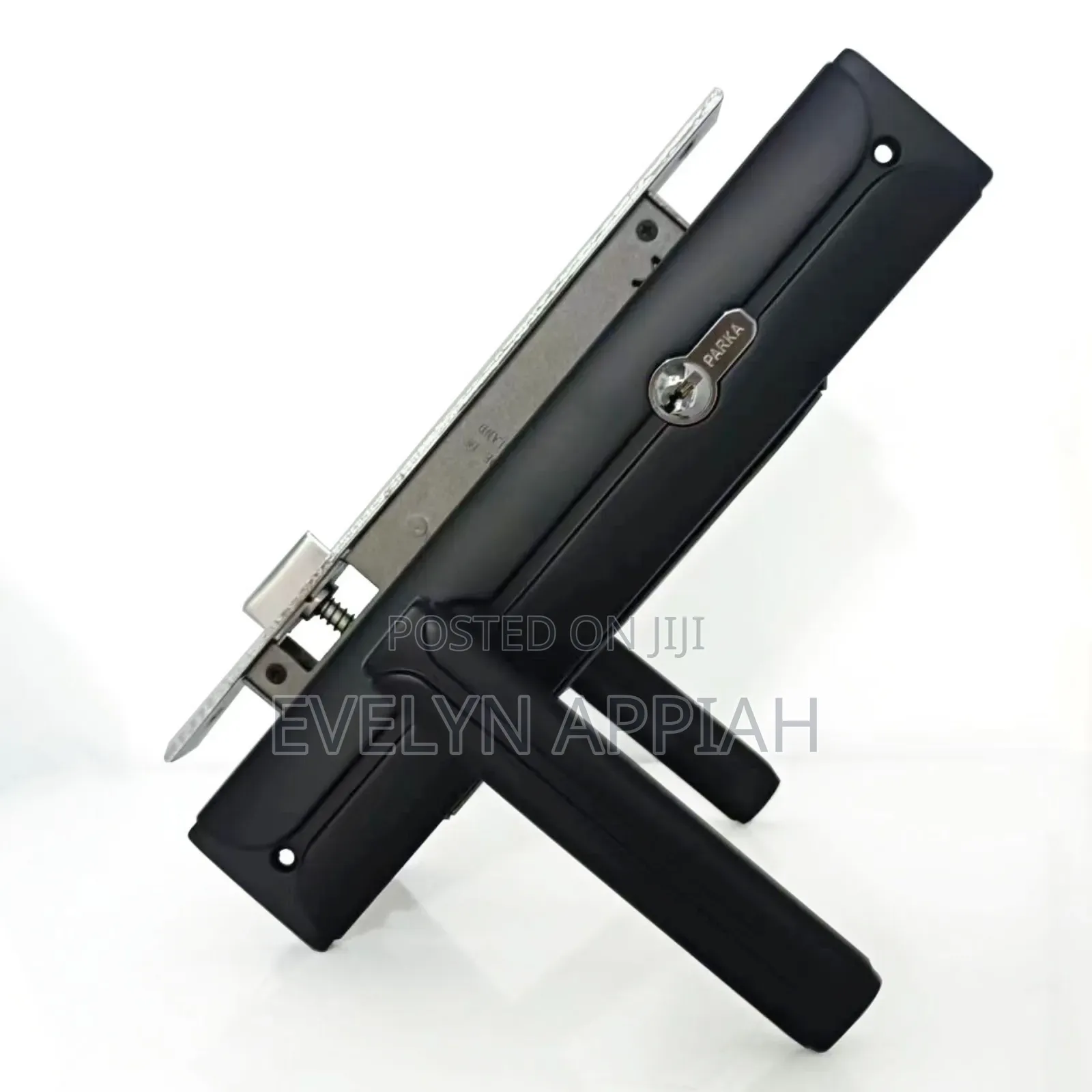 Parka Black Matt Door Lock (Heavy Duty)
