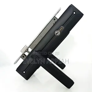 Parka Black Matt Door Lock (Heavy Duty)
