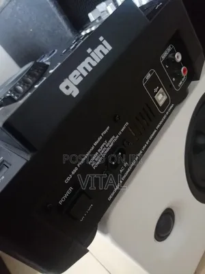Dj Controller USB Gemini Cdj650 and American Audio QD6 Mixer