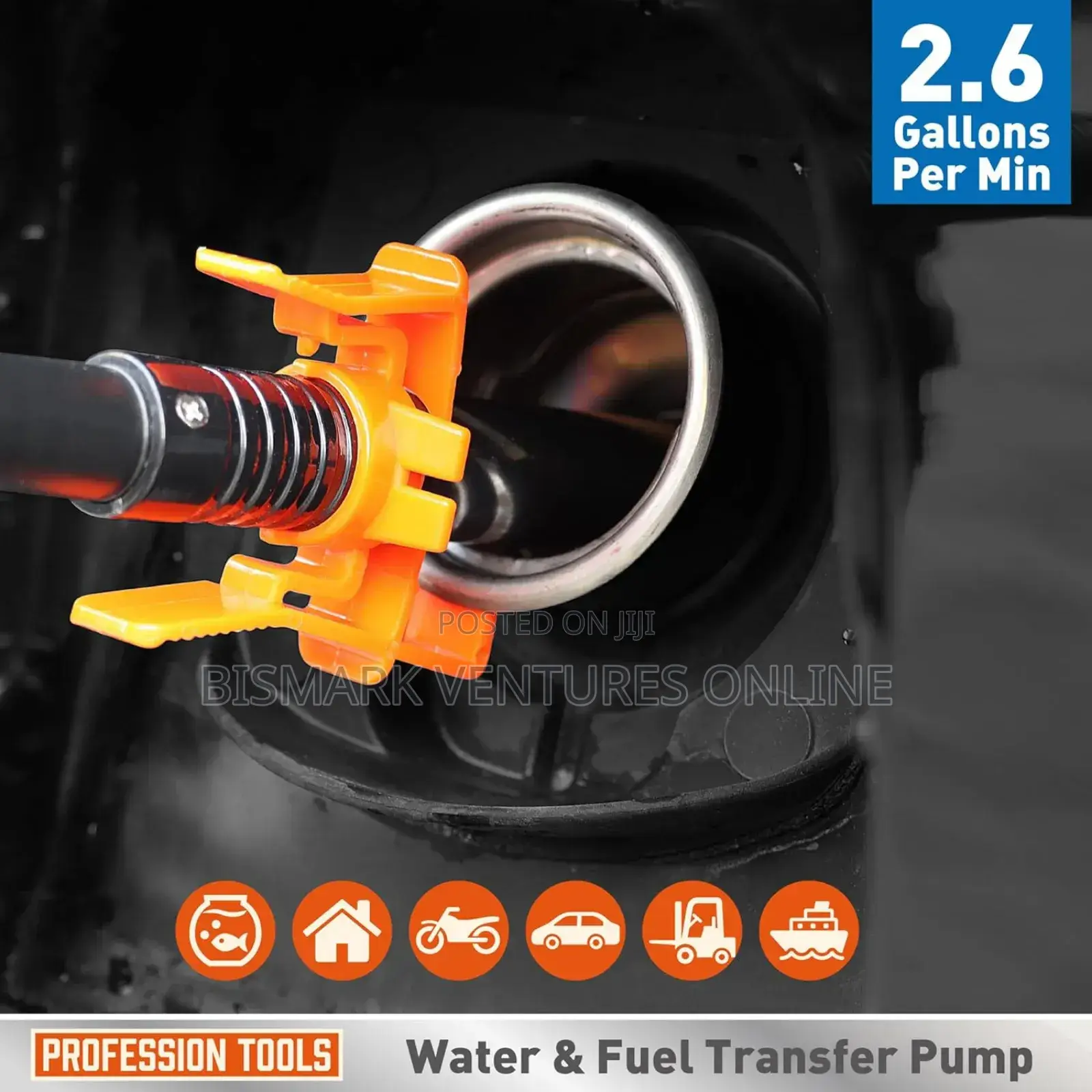 Portable Fuel Transfer Pump Battery Powered - Pump