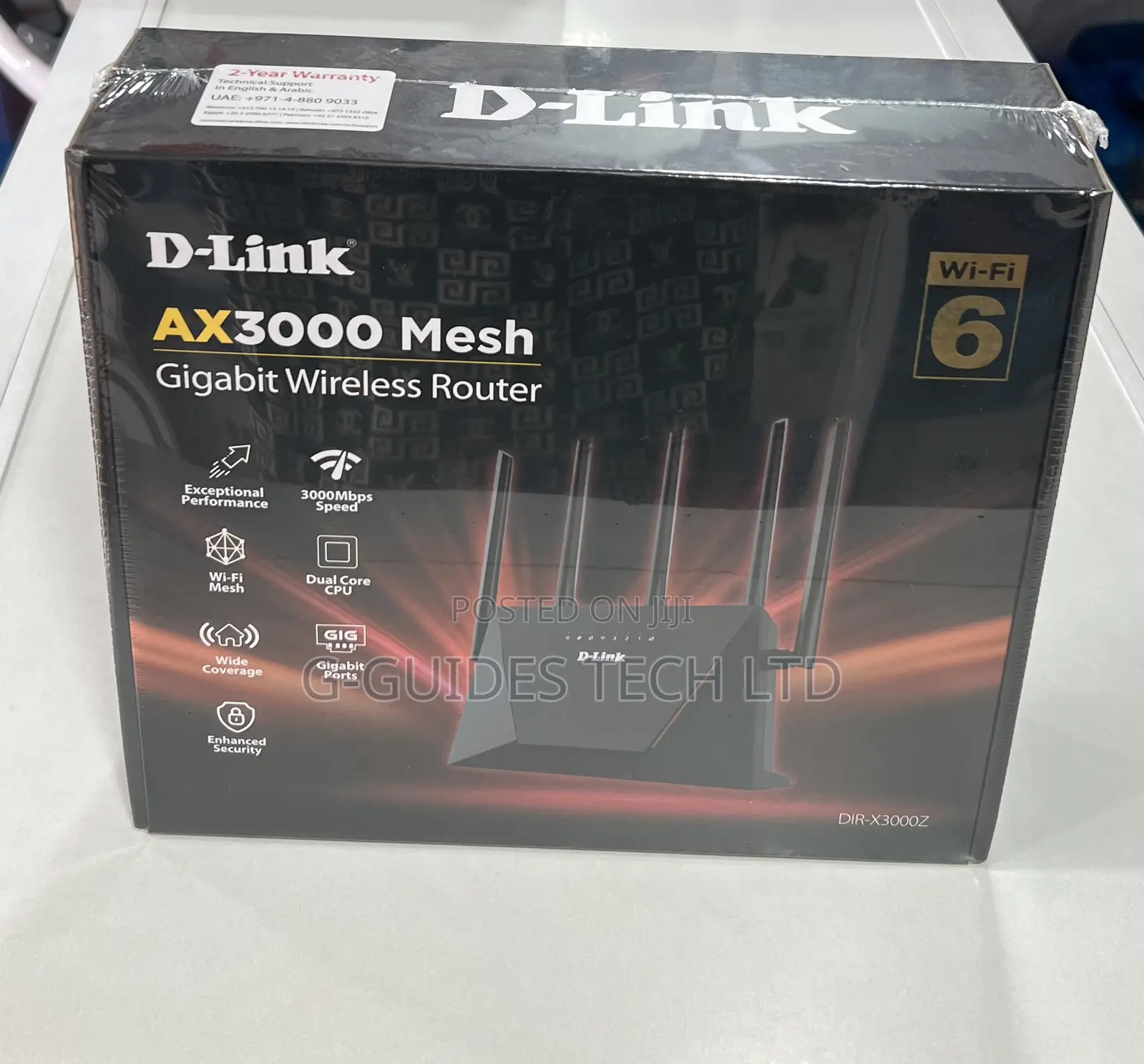 D-Link Ax3000 Mesh Gigabit Wireless Router (Dir-X3000z)