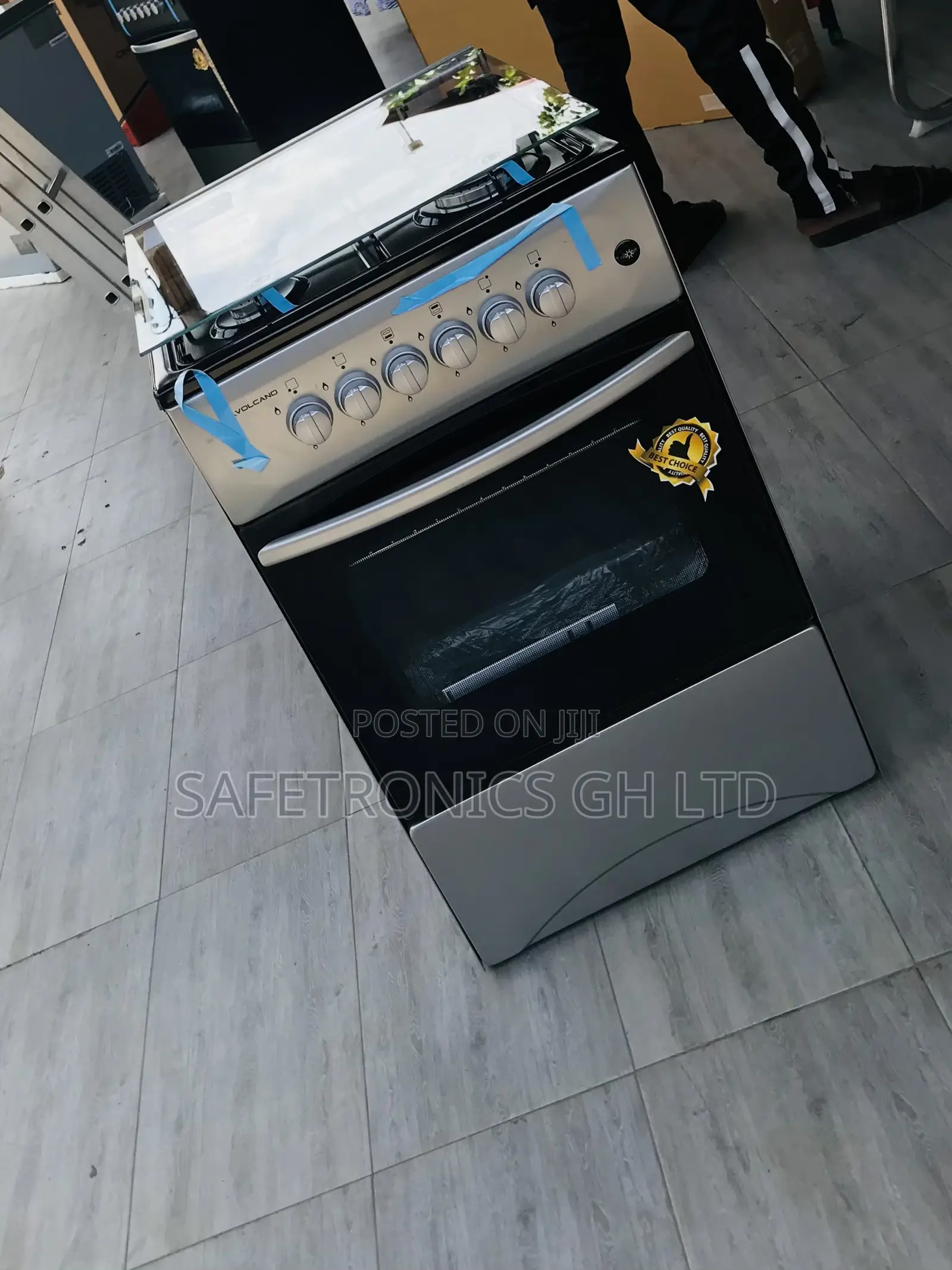 Super New / Volcano 3x1 Burner Oven 50x50 Gray 