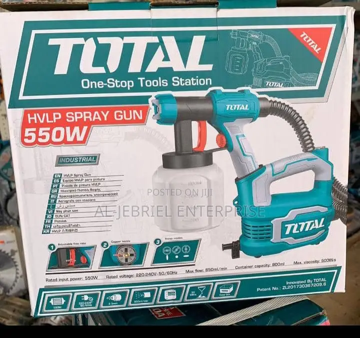 Total 550W HVLP Spray Gun