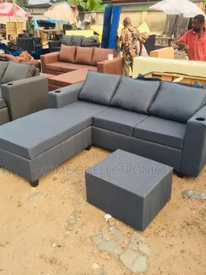 Latest New Design L Shaped Sofa Chair With Pillows