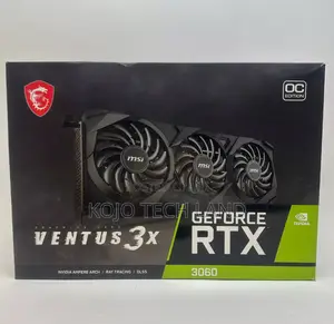Msi Geforce RTX 3060 12G Oc 12gb Gddr6 Graphics Card