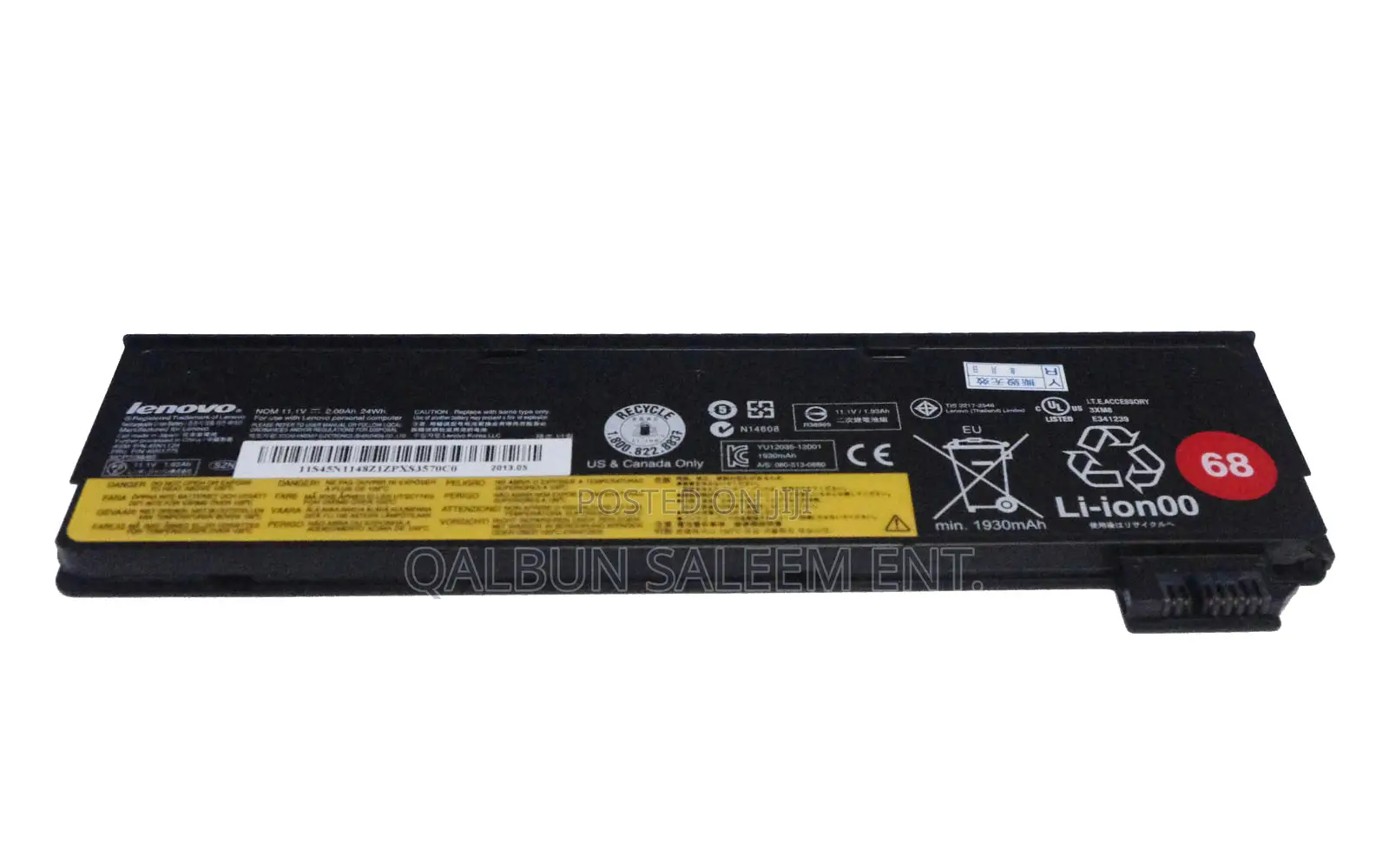 Laptop Battery for Lenovo Thinkpad X240 L450 L460 L470 W550