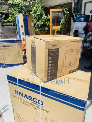 Authentic Midea 15 Storage Electric Water Heater(Black).