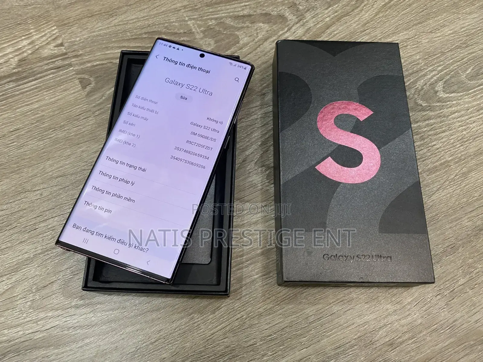 New Samsung Galaxy S22 Ultra 5G 1 TB Black